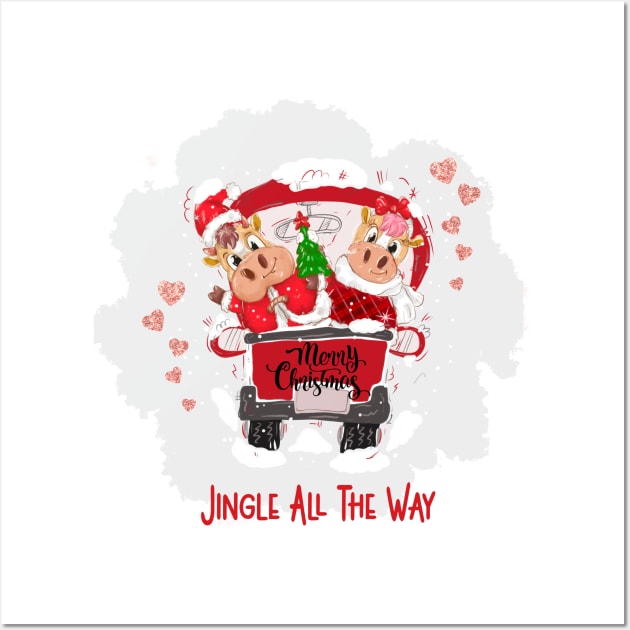 Jingle All The Way Wall Art by Athikan